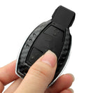 Carbon Fiber Smart Key chain keyless Fob Case cover for Mercedes Benz KEY FOB