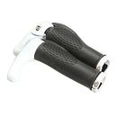 Bike Bicycles Cycling Ergonomic Lock-On Handlebar Grips Bar Ends White