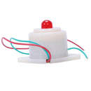 DC 12V 2 Wire Industrial Red LED Flashing Alarm Buzzer 100dB BJ-3 W8W8