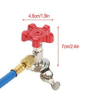 R134A Refrigerant Recharge Hose Gas Can Fitting Pipe Can Tap for R502 R-12