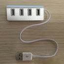 LED High Speed 4 Ports USB 2.0 Multi HUB Splitter Adapter For PC Laptop
