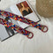 Harajuku Embroidery Panel Canvas Double Ring Buckle Long Belt Women Couples B Gw