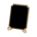 10pcs Round Angle Wooden Craft Message Blackboard Chalkboard Wedding Decor
