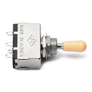 Solid Knob Shaft Box Style Les Paul Sg 3 Way Pickup Selector Toggle Switch,
