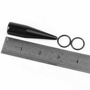 Acrylic Expander Taper Ear Stretching Plug 18mm - Black