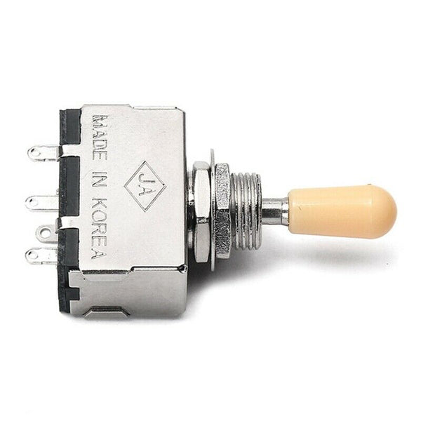 Solid Knob Shaft Box Style Les Paul Sg 3 Way Pickup Selector Toggle Switch,