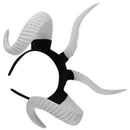 Simulation Horn Horn Headband Goat Black Horn Headdress Witch Ghost Hallowe