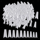 False Nails Half French Nail Tips Home DIY Nail Salon Tools 10 Sizes Natural
