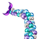 44PCS Mermaid Tail Balloon Arch Set Baby Shower Kids Happy Birthday Party D