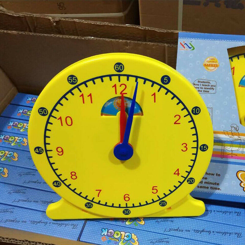 12 Inch For Children Classroom Demonstration Early Education Teaching Clock