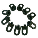 10X Black Plastic Greenhouse Hanging Hooks Hanger Clips Plant Garden Accessories