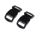 40pcs 10mm Mixed Curved Side Release Plastic Buckle for Paracord Bracelet
