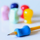 Soft Silicone Grip Pencil Grips Handwriting Tool Cylinder Shape Pen Hot Sal C0S6