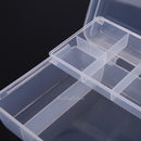 Plastic 9 Compartments Fishing Lure Bait Hook Tackle Storage Box Case Container