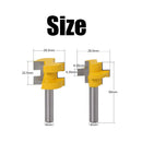 2PC 8mm Shank Rail and Stile Router Bit Tenon Milling Cutter Woodworking Power