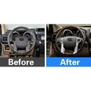 Interior Steering Wheel Cover Trim Chrome Car Styling Accessories for Toyot