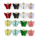 10Pcs/Set Mixed Color Acrylic Butterfly Pendant Charms for DIY Handmade Jewelry