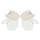 2pcs Starling Tiger Skin Peony Finch Small Birds Parrots Food Feeding Container