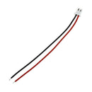 10pcs black red JST XH2.54-2P connector cable, cable length 100mm J6B8