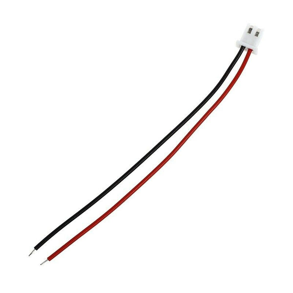 10pcs black red JST XH2.54-2P connector cable, cable length 100mm J6B8
