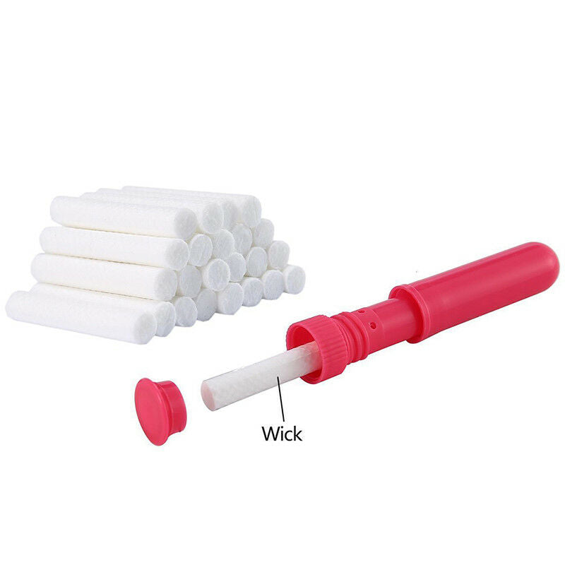 10X Essential Oil Aromatherapy Blank Nasal Inhaler Tubes Complete Stick Empty Bj