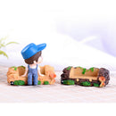 Micro Landscape Home Garden Decor Plant Pots Bonsai Craft Decor 4 Pcs Sofa