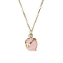 Necklace Lucky Pig Chain Choker Pendant-Rose-Pink-Crystal Women-Accessories