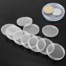 10Pcs New Convenient Coins Capsule Container Clear Case Storage Protector FDG