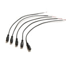 5X DC Connector Cable Power Adapter Plug Female 2.1x5.5mm for CCTV Camera Pip.ES