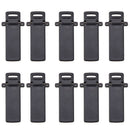 10Pcs Walkie Talkie Spare Part Back Belt Clip for Baofeng 2-way Radio UV5R K1B