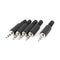 5Pcs/lot Black Plastic LX1 Housing 3.5mm Audio Jack Plugs Headphone Connector TO