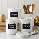 Waterproof Stickers Labels For Home Kitchen Glass Bottle Jars Stickers 40pc Q7G1