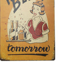 20x30cm Rustic Metal Tin Sign Plaque Wall Art Poster Cafe Bar Pub -FREE BEER