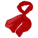 Women's Large Long Fashion Neck Head Scarf (Red) V9I5