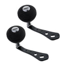 2 Pieces Non-slip Grip Fishing Reel Handle with Knob DIY for Reel