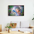 Snow Elves Wolf 5D DIY Full Round Drill Diamond Painting Landscape Decor Cr