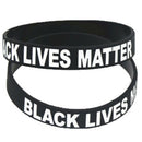 Black Lives Matter Wristbands Black Silicone Rubber Bracelets I Can't Breath Kw