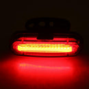 USB Rechargeable COB LED Bicycle Bike Cycling Front Rear Tail Red 4Mode