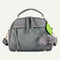 Pure Color Hair Ball Pendant Shoulder Handbags Women Crossbody Bags (Grey)