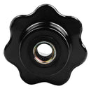 5 pieces Black star grip knobs, female thread diameter 8mm, head diameter 4