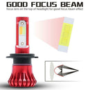 1 Pair Car Auto Motorcycle 3000K 6000K 8000K 4200LM COB LED Fog Tail Light Bulbs