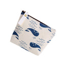 Cute Cartoon Animals Canvas Coin Purse Key Wallet Mini Storage Bagï¼ˆwhaleï¼‰