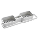 Adjustable Faucet Rack Kitchen Bathroom Drain Holders Soap Dishcloth Shelf
