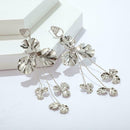 Fashion Leaves Earrings Flower Long Dangles Women Statement Jewelry Gift