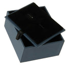 Portable Velvet Cufflink Cuff Links Case Storage Box Gift Display Jewelry