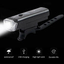 Bicycle Light USB LED Rechargeable Set Mountain Bike Front and Rear Head WED