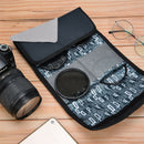 6-pocket Camera Lens Filter Wallet Case Bag F. Round Square Filters Shockproof
