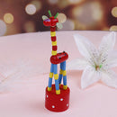 Wooden toys developmental dancing standing rocking giraffe gift toys for kids  Z