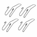 4Pcs Car Seat Hook Auto Headrest Hanger Bag Holder Clips New Metal Multi-Fu X4H2
