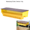 Plastic bee pollen trap collector for apiculture beekeeping tool beehive yellow/